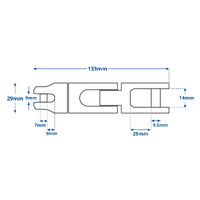 AnchorX Double Swivel Connector suits 6-8mm