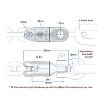 Rocna Stainless Steel Swivel suits 10-11mm Chain