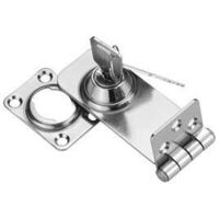Locking Hasp Latch Stainless Steel 76x30mm