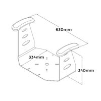 Armrest Bracket to suit CP48 Boat Seats