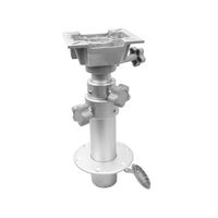 Table Pedestal Plug In Adjustable 3 Stage with Swivel 320 to 690mm