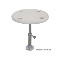 Plastic Table Top Round Shape with Cup Holders 610mm
