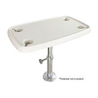 Plastic Table Top Barrel Shape with Cup Holders 760x460mm