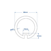 Plug-In Pedestal Post Only 415mm