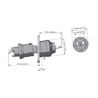 Ultraflex UP20T Hydraulic Steering Tilt Mount Helm Pump