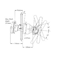 Ultraflex T81FC Tilt Planetary Gear Steering Helm