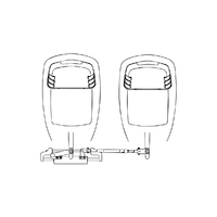 Tie Bar A96 Twin Outboard Application Single UC128-OBF or UC130-SVS Cylinder