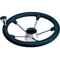 Steering Wheel Black Five-Spoke with Knob 343mm