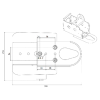 Atlantic Haul-It Electric Trailer Winch 1580kg (3500lb)