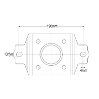 Trailer Jockey Wheel Swivel Clamp Only