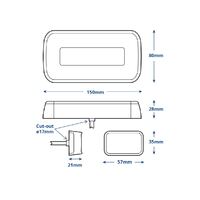 Narva Model 37 Plug & Play LED Trailer Light Complete Kit