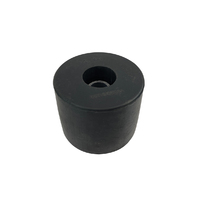 Rubber Transom Roller - Round Cap 63x77mm