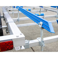Angled Stem Wood Yoke Trailer Bracket 54mm