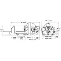 Jabsco Hotshot 3 Washdown Pump 3GPM 50psi 12v