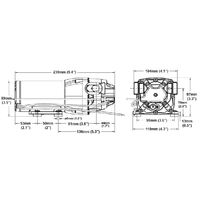 Jabsco Hotshot HD4 Washdown Saltwater Pump Kit 60psi 12v