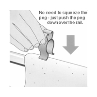 Boat Rail Pegs 25mm Pack of 10