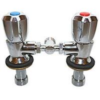 Hot & Cold Mini Twin Tap Mixer
