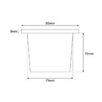 Deluxe Hinged Flush Mounting Hand Shower Container
