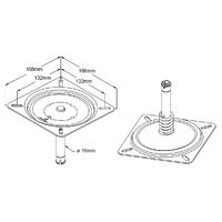 Pin Pedestal System Seat Mount