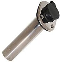 Rod Holder S/S 30deg Angled with Cap & Insert