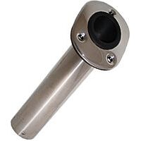 Rod Holder 30deg Angled Stainless Steel with Insert