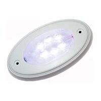 LED Oval Cabin Light Push On/Off 12v