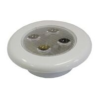 Cockpit Light - Flush White (4xLED) 12/24v