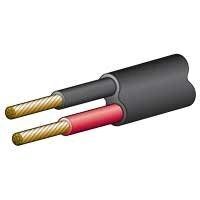 Twin Sheath Two Core Cable (Black)