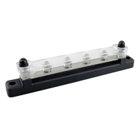 Bus Bar Power Distribution Terminal Block with Solid Base and Cover