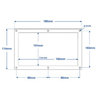 Curved Water Resistant Switch Panels