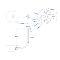 Scanstrut PowerTower Central Light Bar Mount