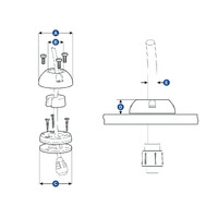 Scanstrut Watertight Vertical Entry Cable Seals