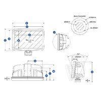 Scanstrut Scanpods Deck Mounts