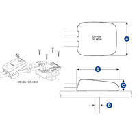 Scanstrut Watertight Double Horizontal Entry Cable Seals