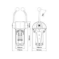 Ultraflex B302 Series Top Mount Engine Controls Twin Lever