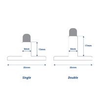 Plastic Vertical Stayput Fasteners