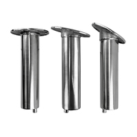 Rod Holders Heavy Duty Stainless Steel with PVC Insert and Drain