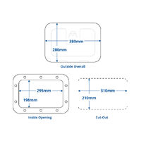 Osculati Premium Flush Access Storage Hatch 380x280mm