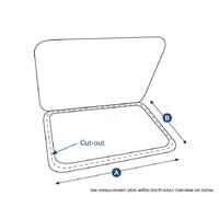Bomar Hatch Trim Ring for 900 Series Deck Hatches