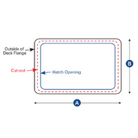 Bomar Commercial Grade Series Hatch Rectangular