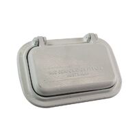 White Powder Coated Scupper Drains