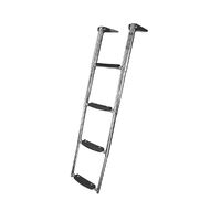 Above Platform Telescopic Ladder with Extra Wide Steps