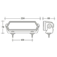 Narva Ultima LED Light Bar 8inch Hybrid or Flood Beam (Pair)