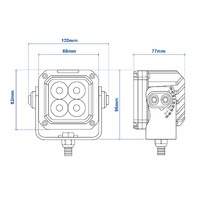 LED Deck Flood Light 3400 Lumens 10W