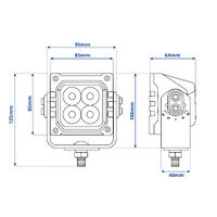 LED Deck Flood Light 3200 Lumens 10W