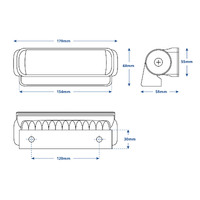 Hella Marine Sea Hawk XLR White LED Floodlights