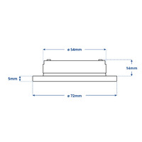 Quick EDWIN Series LED Downlights with Stainless Steel Rim