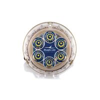 Bluefin LED Piranha P6 NITRO Single-Colour Underwater Boat Light Bronze Base