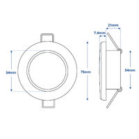 Hella Marine Apelo EuroLED75 RGB/W Downlight