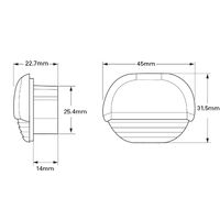 Hella Marine Apelo RGB Step Lamp